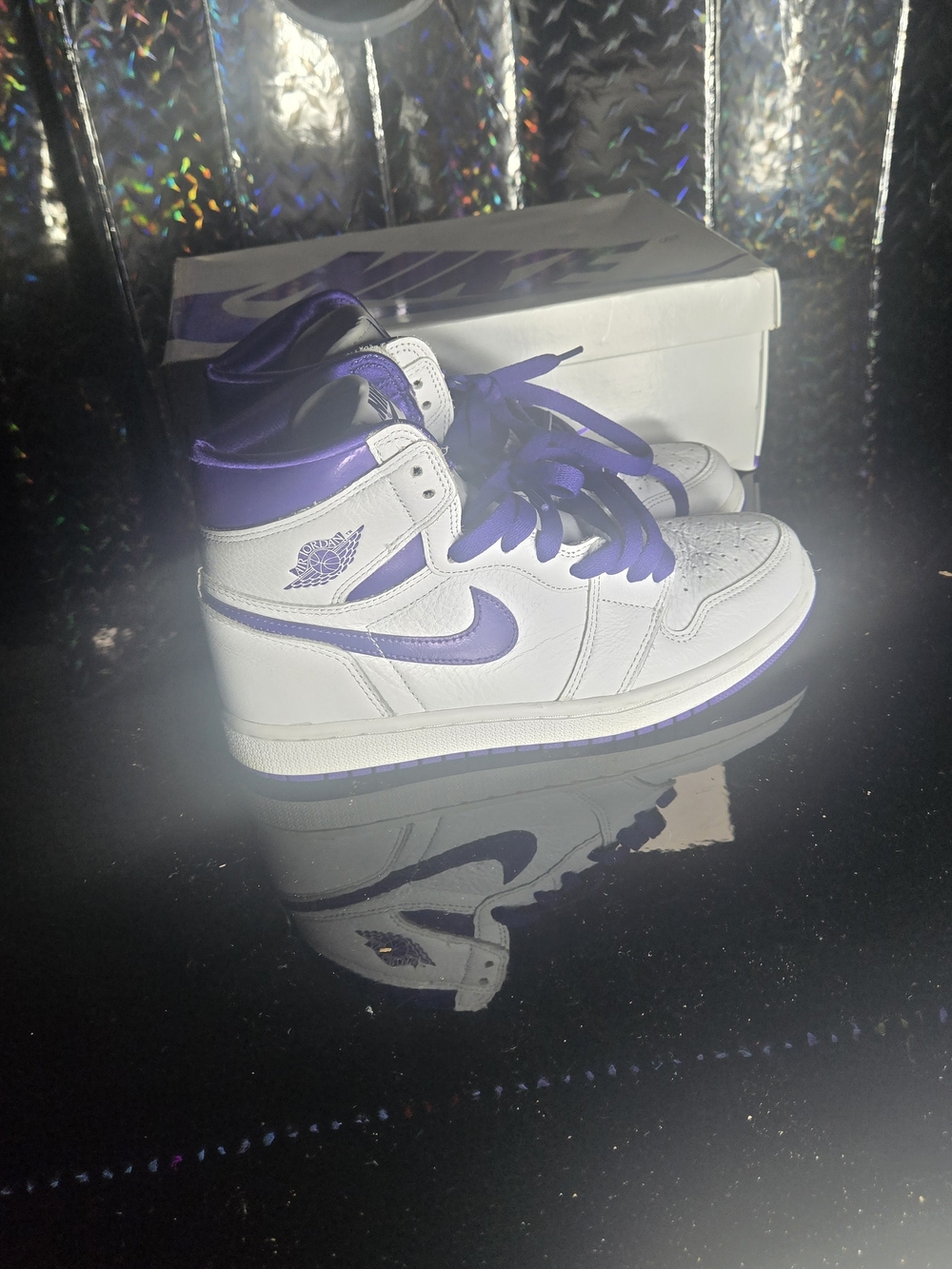 Jordan 1 Retro High Court Purple Women’s Size 7 CD0461-151 (2021)
